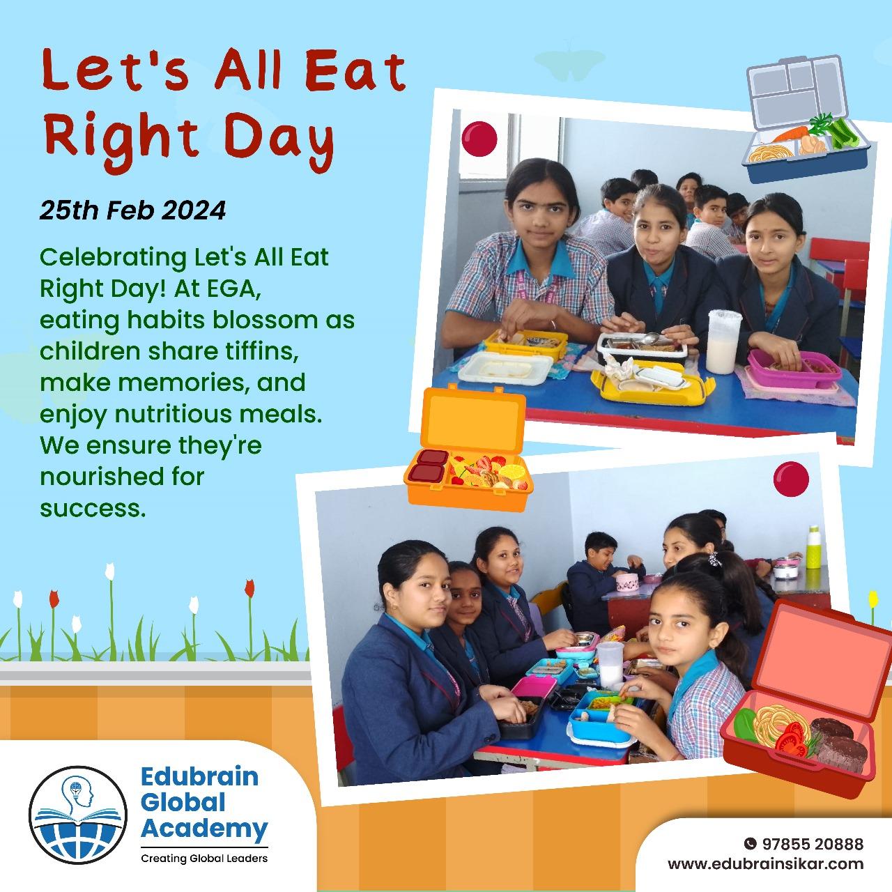 School - Let's All Eat Right Day