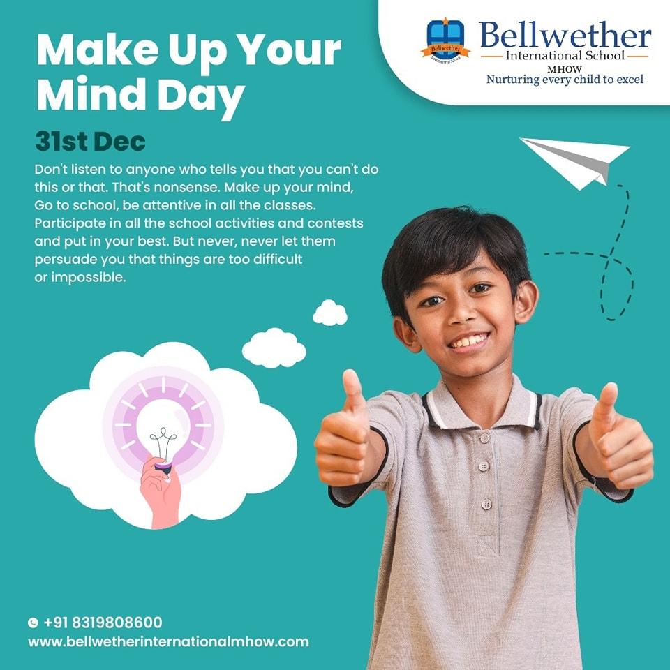 School - Make Up Your Mind Day